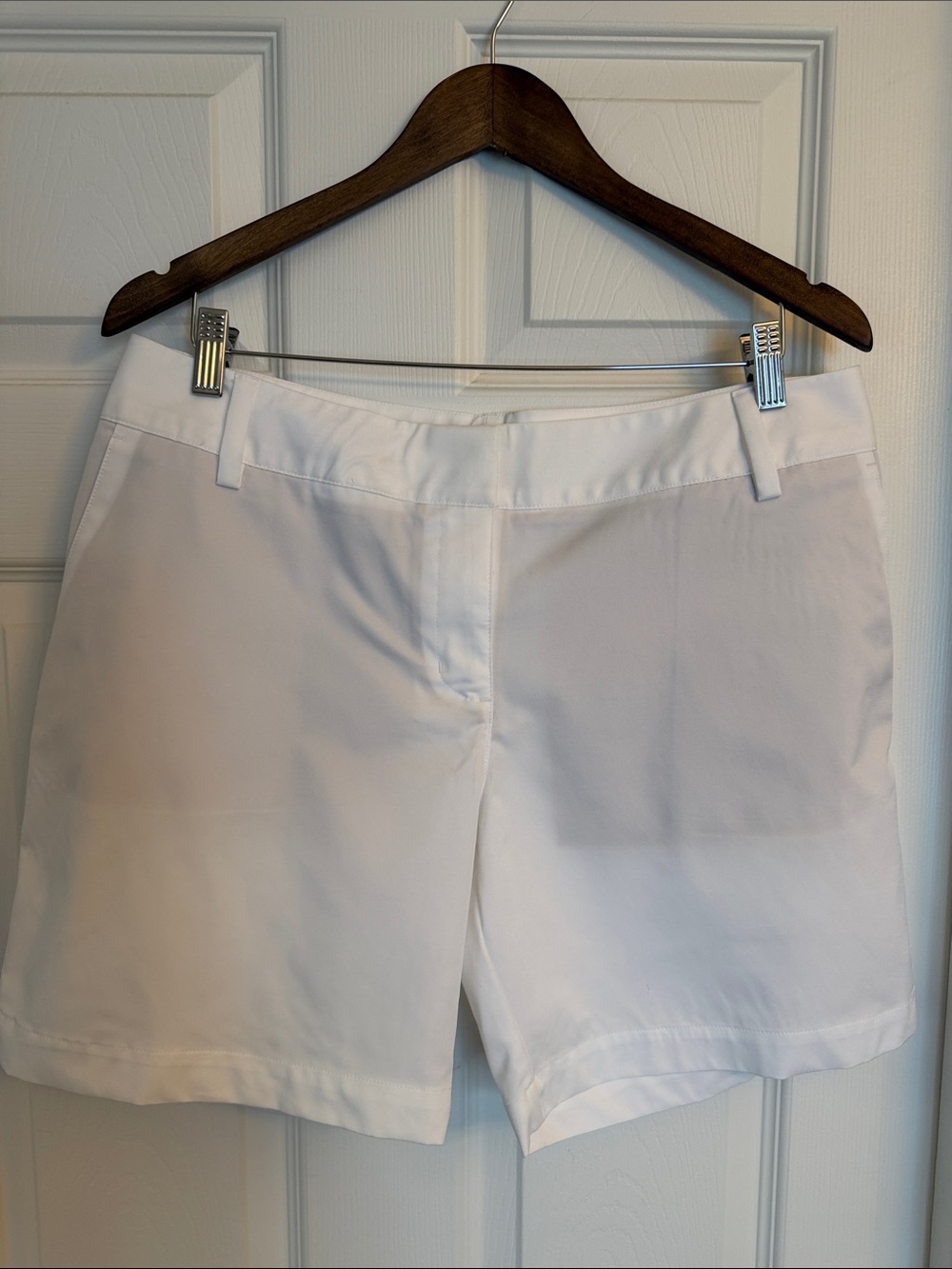 Adidas Women’s White Climalite Golf Shorts